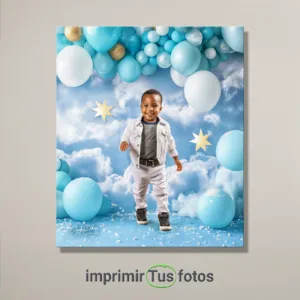 Cuadro de cumpleaños en PVC autoadhesivo.