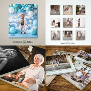 Cuadros de fotos en PVC.