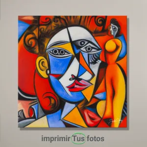 Estilo Picasso cuadro en metacrilato
