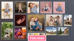 Foto imanes diferente tamaños.