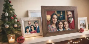 Foto decoración de la página para la Navidad.