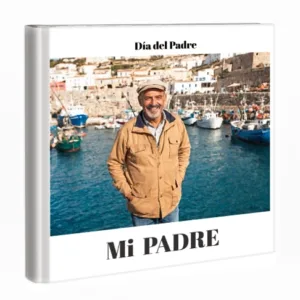 Álbum de fotos impreso con diseño personalizado Día del padre.