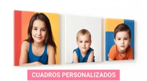 Cuadros personalizados fotos en lienzos, PVC, metacrilato.