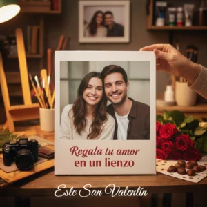 Foto lienzo regalo para San Valentín
