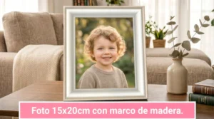Foto con marco 15x20cm