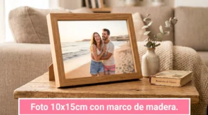 Foto con marco 10x15cm