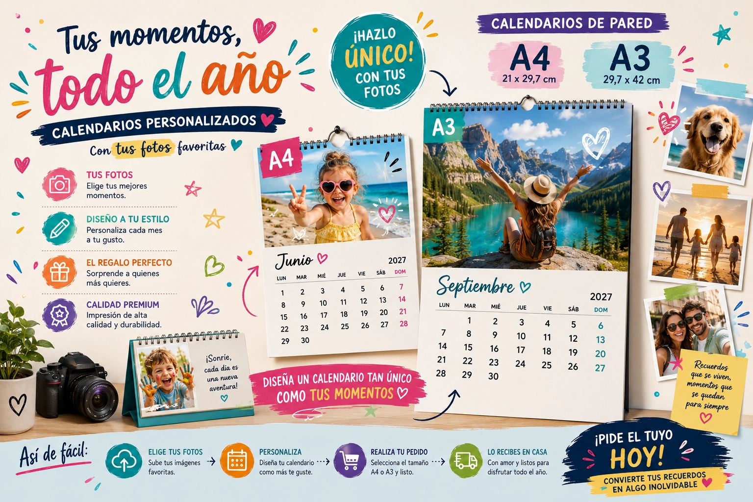 Calendarios personalizados 2027